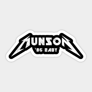 Munson '86 Baby Sticker